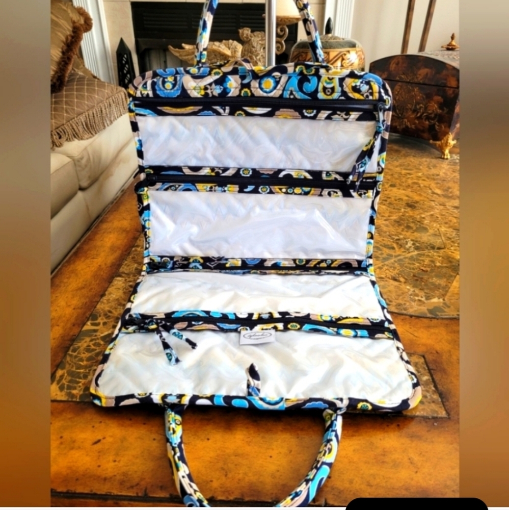 Stephanie Dawn Vibrant Paisley Toiletries Tote Bag. NWT NO CALLOUTS - Picture 3 of 5